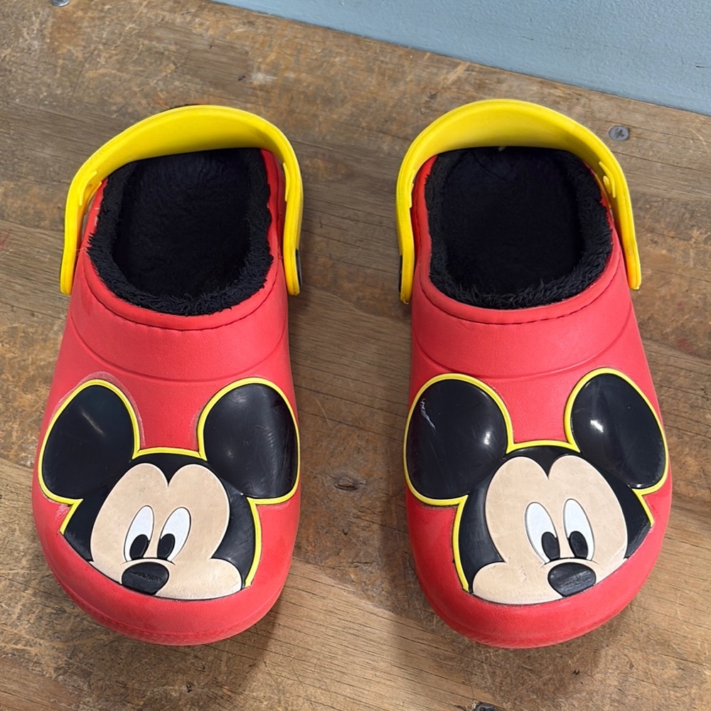 Mickey Mouse Crocs size 1